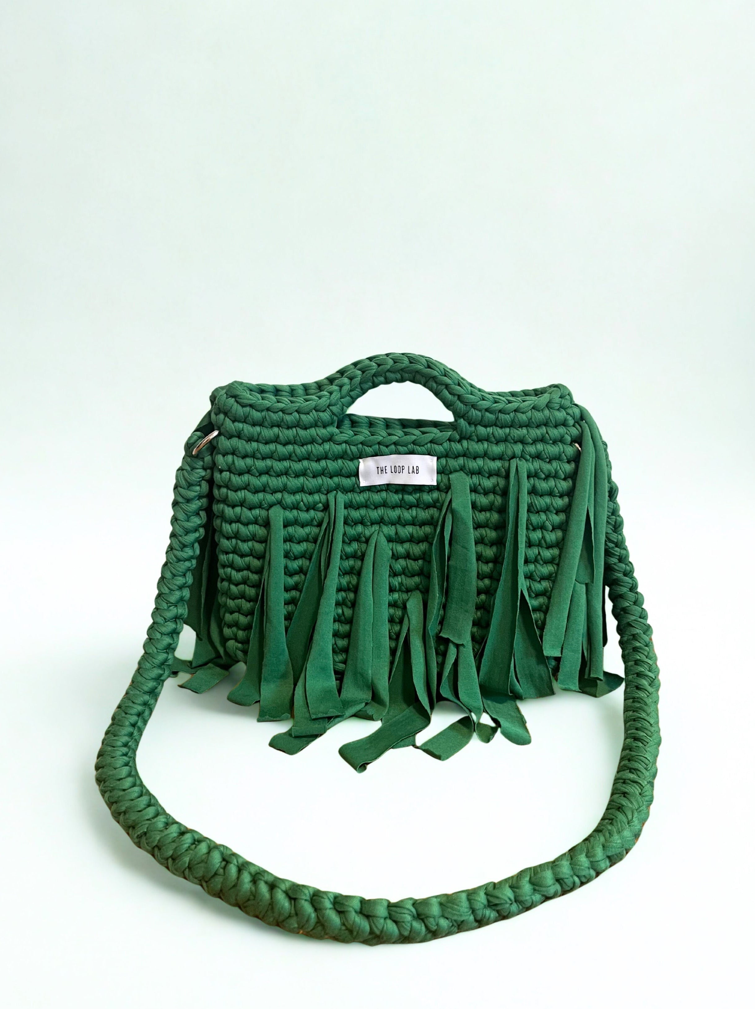 SMALL Crochet bag GREEN