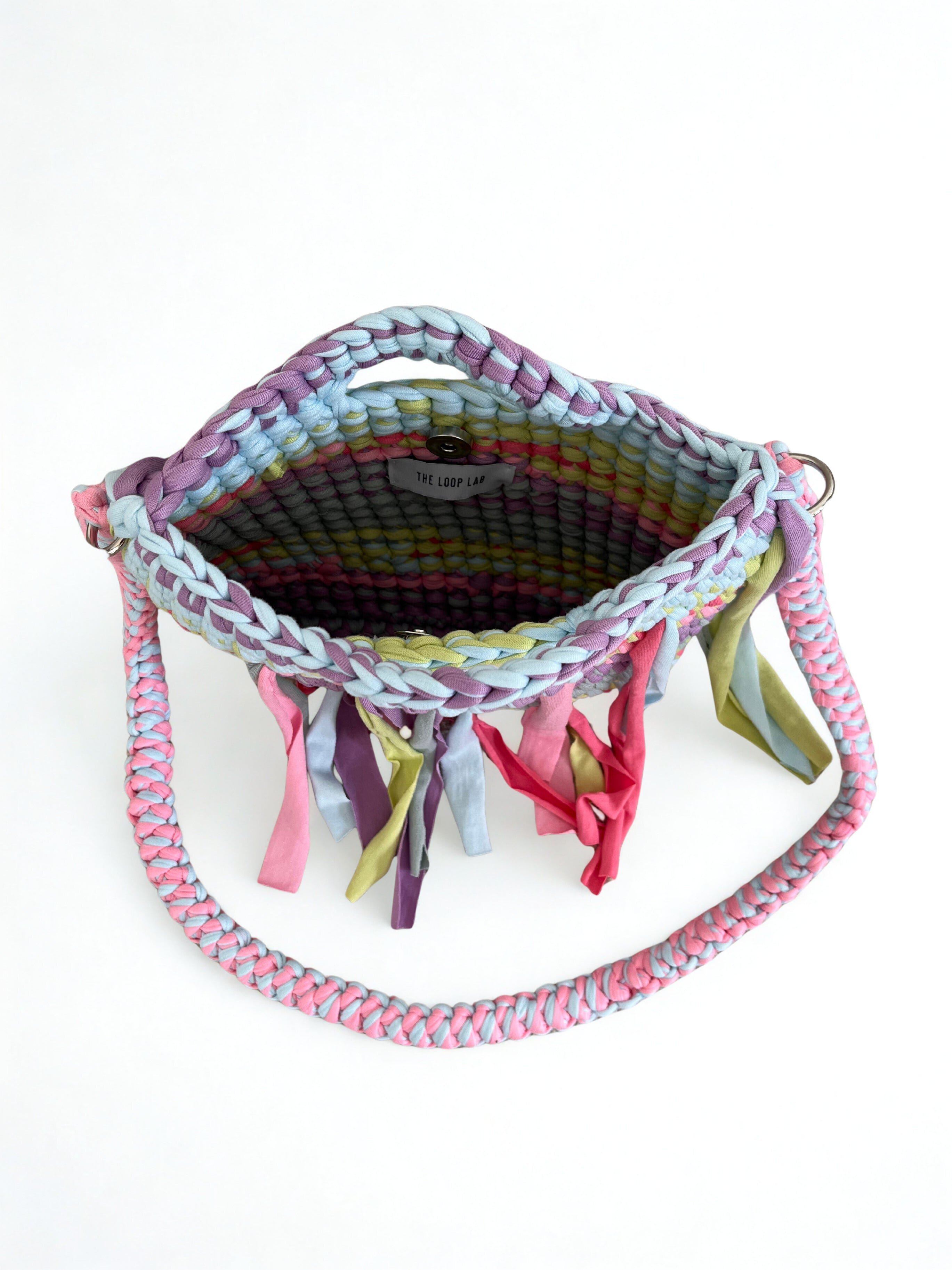 SMALL Crochet bag RAINBOW