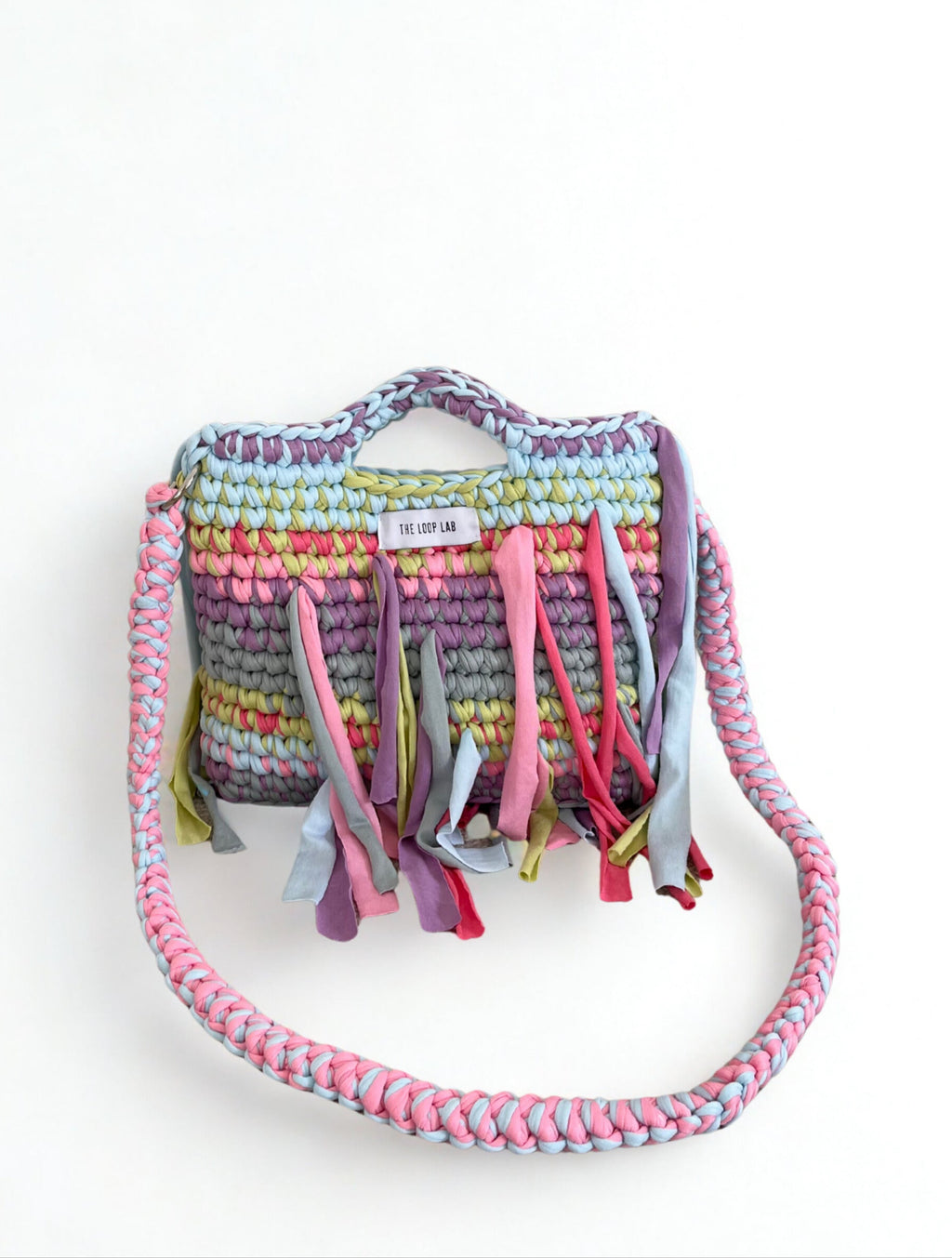 SMALL Crochet bag RAINBOW